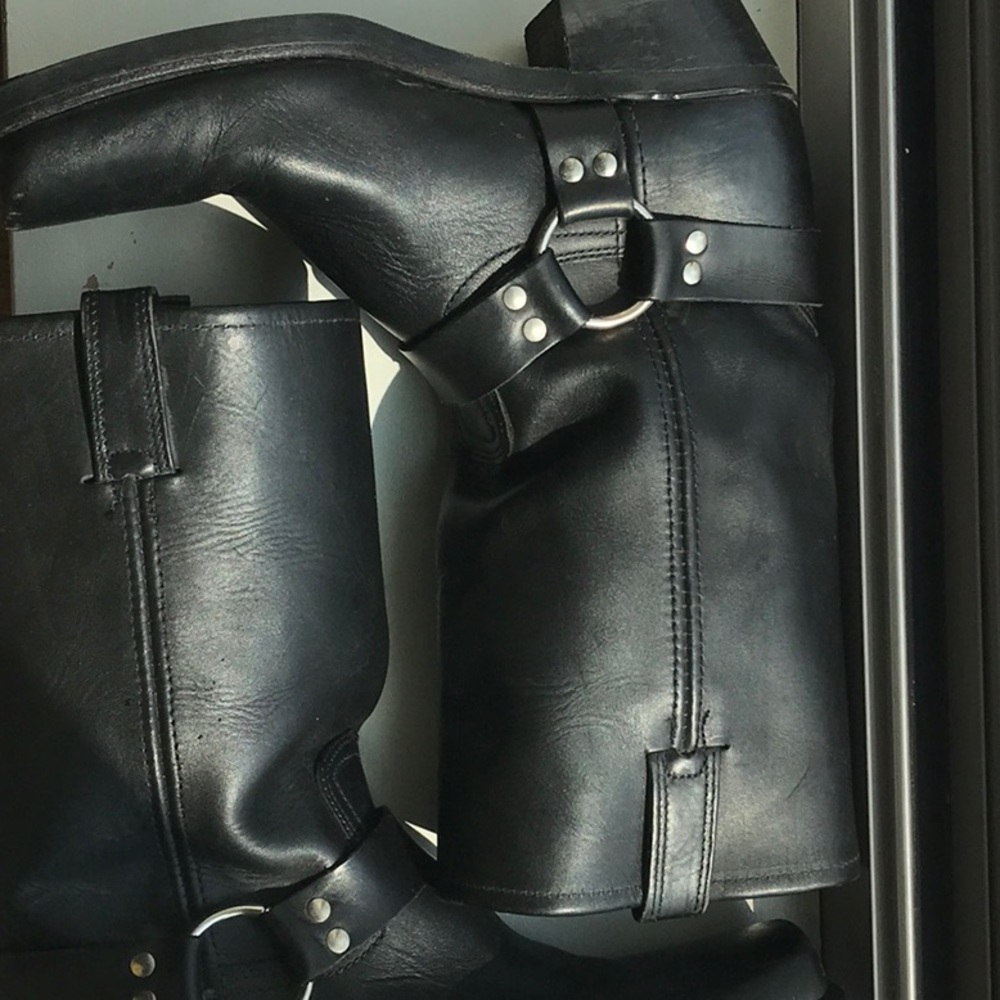 Frye Motorcyle Boots Harness 12R Boots Authentic